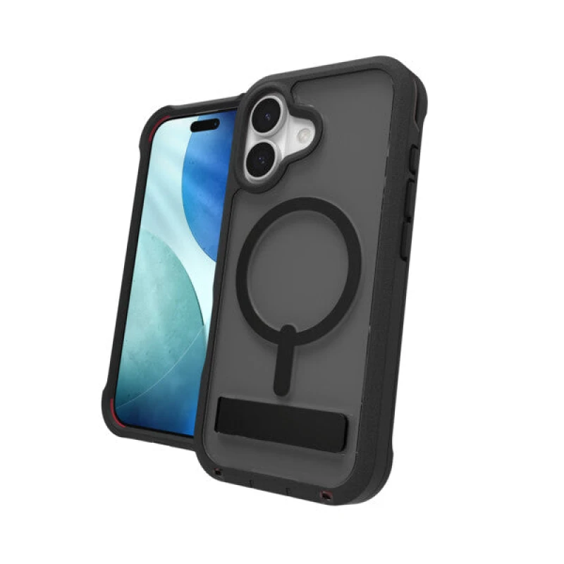 Image of Zagg ZAGG Rainier Snap Kickstand Сase For Apple iPhone 17 Smoke Black 702319172
