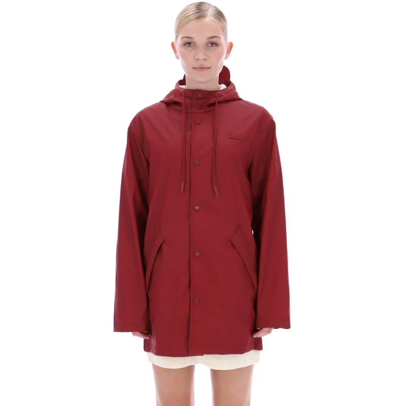 Image of Hunter Womens Jo OTB Rain Anorak Merlot female 8 (XS)