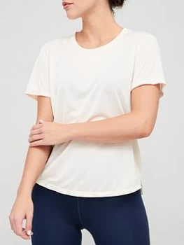 Image of Nike The One Dri-Fit T-Shirt - Off White, Off White Size XS Women