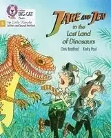 Image of Jake and Jen in the Lost Land of Dinosaurs by Chris Bradford