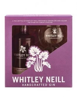 Image of Whitley Neill Rhubarb & Ginger Gift Pack 70Cl