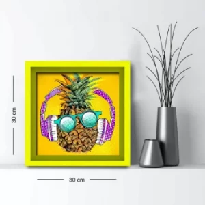 Image of 3030AHS-035 Multicolor Decorative Framed MDF Painting