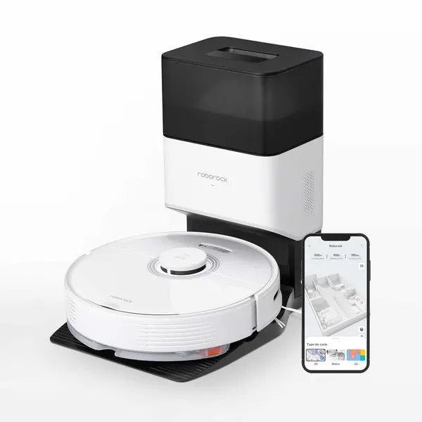 Image of Roborock Q7Max+ Self-Emptying Station White Vacuum Cleaner