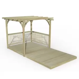 Image of 8' x 16' Forest Pergola Deck Kit No. 5 (2.4m x 4.8m)