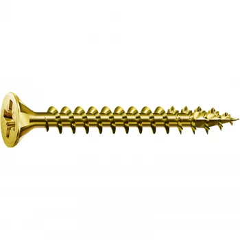 Image of Pack of 100 Spax Yellow Woodscrews - 4.0 x 45mm