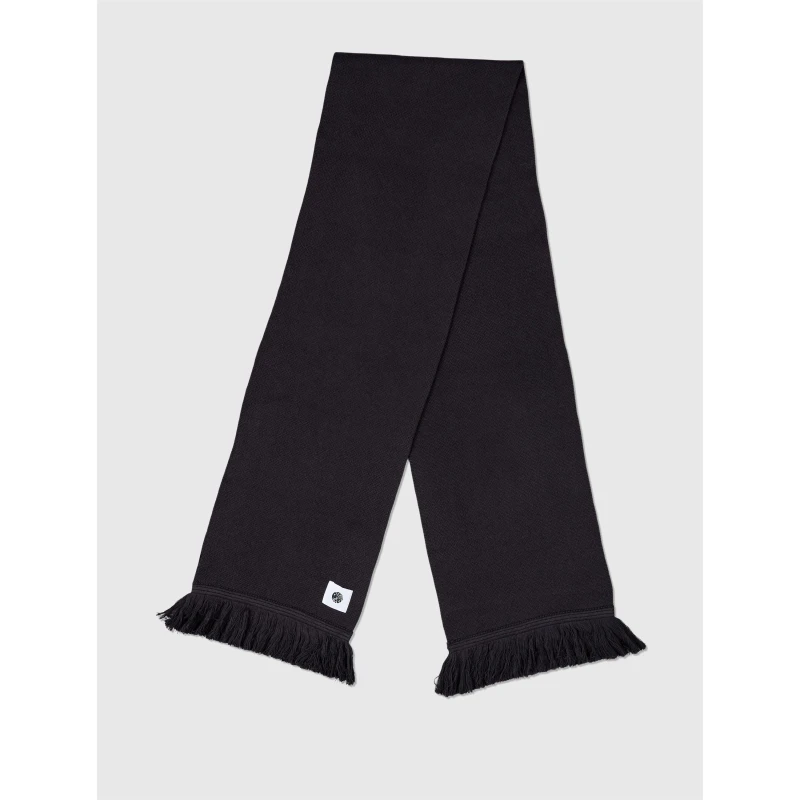 Image of Pretty Green Mens Norbury Midweight Scarf Black male One Size