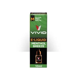 Image of Vivid E-Liquid Medium Strength - Menthol Breeze