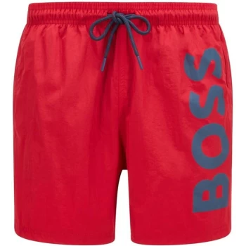 Image of Boss Octopus Swim Shorts - Red