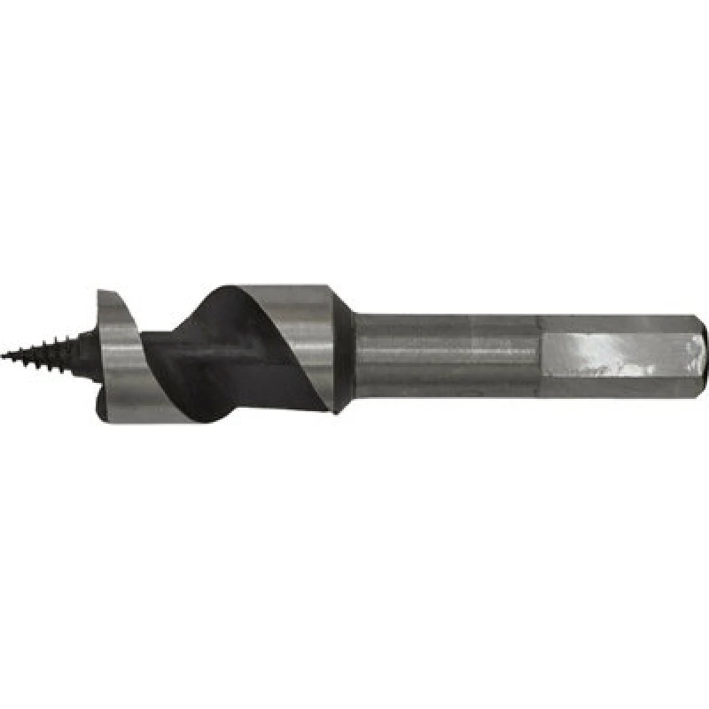 Image of Loops 20 x 100mm Hardened Auger Wood Drill Bit - Hexagonal Shank - Woodwork Timber Multi