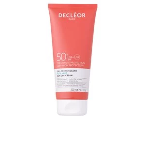 Image of GEL-CREME SOLAIRE aloe vera SPF50+ 200ml