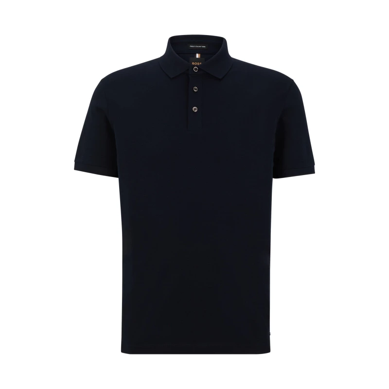 Image of Boss Mens T Perry Short Sleeve Polo Shirt Dark Blue male S