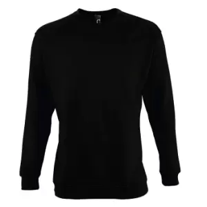 Image of SOLS Unisex Supreme Sweatshirt (L) (Black)