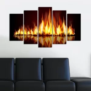 Image of 5MF-10 Multicolor Decorative MDF Painting (5 Pieces)