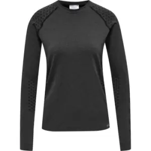 Image of Hummel Seamless T Shirt Womens - Black