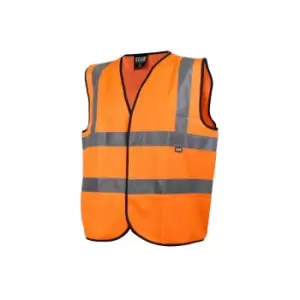 Image of Scan - UC801-O Hi-Vis Vest Waistcoat Orange - xxl (52in) scahvwxxlo