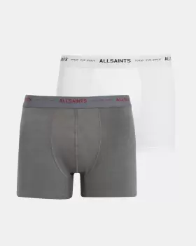 Image of AllSaints Underground Logo Boxers 2 Pack