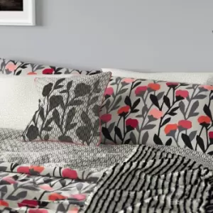 Image of Helena Springfield Ava Single Duvet Cover Set, Stone & Charcoal