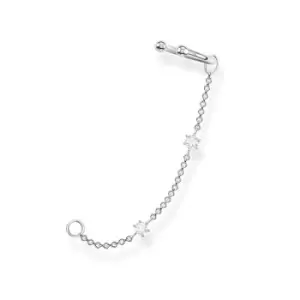 Image of THOMAS SABO Silver CZ Chain Ear Cuff