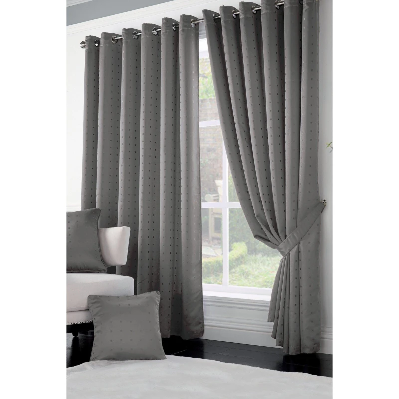 Image of Madison Lined Ready Made Eyelet Curtains Teal