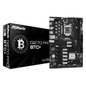 Image of ASROCK Q270 PRO BTC+ Intel Motherboard