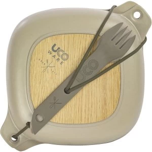 Image of UCO 5 Piece Elements Bamboo Mess Kit Sandstone