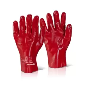 Image of Click - PVC GAUNTLET RED 11 - 10 Pack