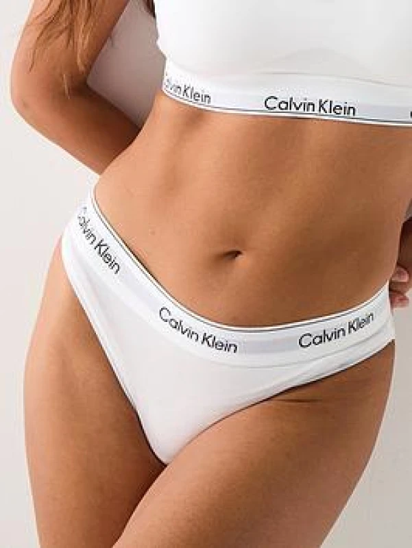 Image of Calvin Klein Underwear Icon Cotton Modal Briefs White Women XL;M;S