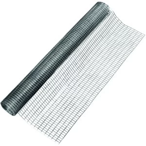 Image of Wickes 13mm x 25mm Garden Cage and Aviary Wire Galvanised - 900mm x 6m