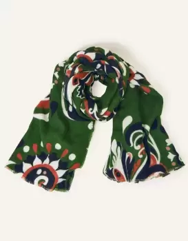Image of Accessorize Womens Paisley Print Blanket Scarf