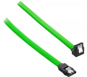 Image of ModMesh 30cm Right Angle SATA 3 Cable - Light Green