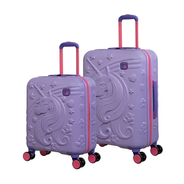 Image of IT Luggage Mystical VWWKG Hard Shell Lavender Kiddies Suitcase 2Pcs Set