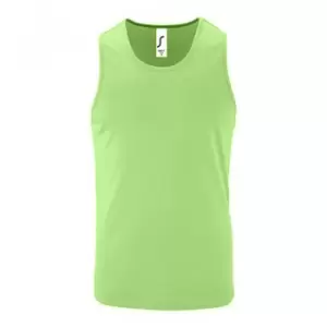 Image of SOLS Mens Sporty Performance Tank Top (S) (Apple Green)