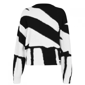 Image of Hugo Boss Falva Stripe Jumper Open Miscellaneous Size M Women