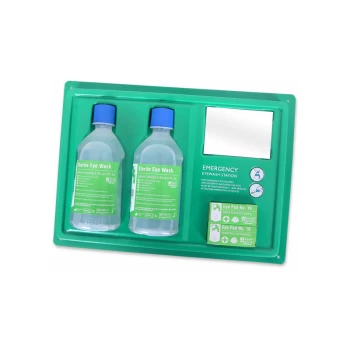 Image of MEDICAL EYEWASH STATION C/W 2x500ml - Click