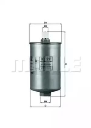 Image of Fuel Filter KL29 77397888 by MAHLE Original