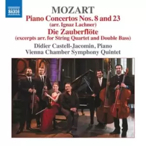 Image of Mozart Piano Concertos Nos 8 and 23/Die Zauberflote Excerpts by Wolfgang Amadeus Mozart CD Album
