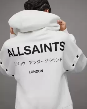 Image of AllSaints Amphia 2-In-1 Underground Hoodie