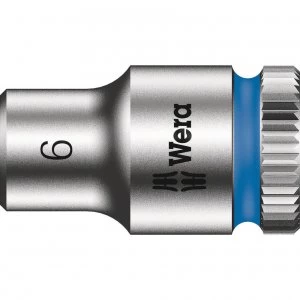 Image of Wera 8790 HMA Zyklop 1/4" Drive Hexagon Socket Metric 1/4" 6mm