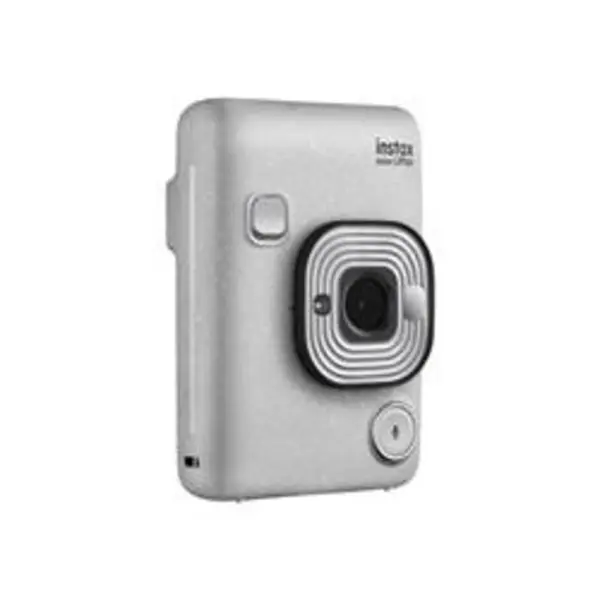 Image of Fujifilm Fuji Instax Mini LiPlay Hybrid Instant Camera - Stone White 16631758