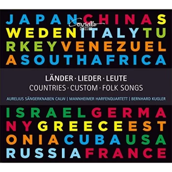 Image of Aurelius S&auml;ngerknaben Calw; Mannheimer Harfenquartett - Countries/Custom/Folk Songs CD
