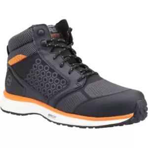Image of Timberland Pro Mens Reaxion Mid Composite Safety Boots (7 UK) (Black/Orange)