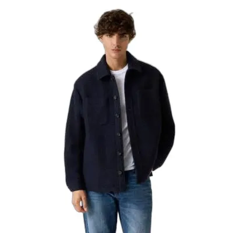 Image of Guess Overshirt Guess FURRY Bleu Male L