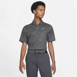 Image of Nike Essential Stripe Polo Shirt Mens - Black