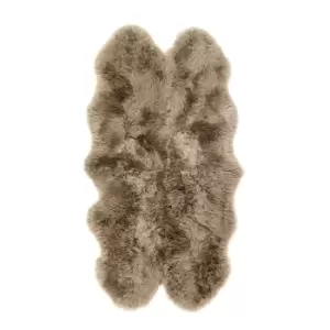 Image of Origins Genuine Sheepskin Rug Khaki Quad 105 x 160cm