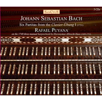 Image of Rafael Puyana - Johann Sebastian Bach: Six Partitas from the Clavier-Ubung I CD