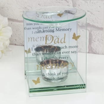 Image of Thoughts of You Butterfly Oil Burner - Dad