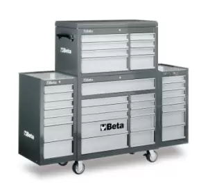 Image of Beta Tools C38C-G Mobile Roller Cab Unit - 33 drawers Grey 038000203