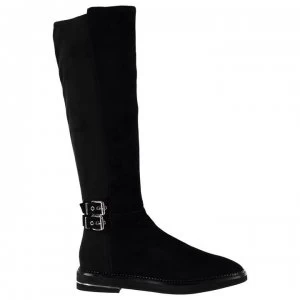 Image of DKNY Lena Knee High Boots - BLK GLD BGD