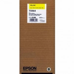 Image of Epson T5964 Yellow Ink Cartridge