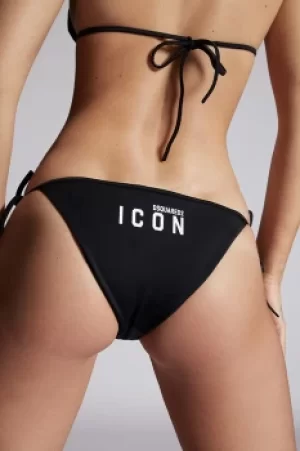 Image of DSQUARED2 Women Brief trunks Black Size 12 80% Polyamide 20% Elastane
